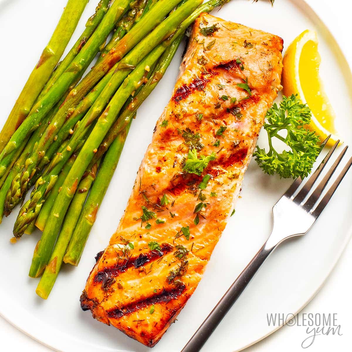 Lemon Herb Grilled Salmon